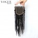 4x4 Brazilian Hair Kinky Curly Lace Frontal With Baby Hair,Natural Color